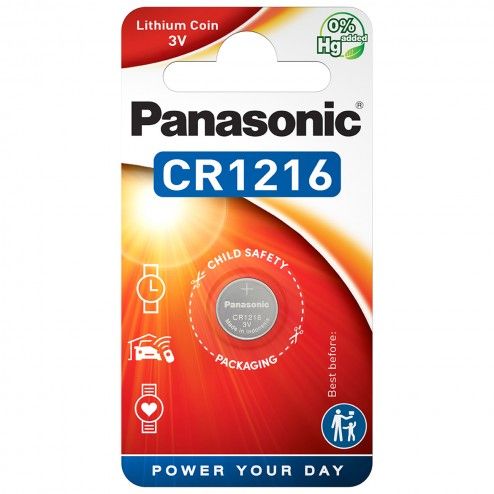 CR-1216L/1BP lithium button cell batteries Panasonic