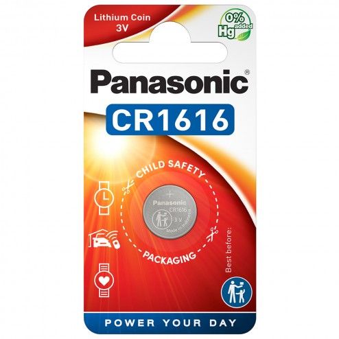 CR-1616L/1BP lithium button cell batteries Panasonic