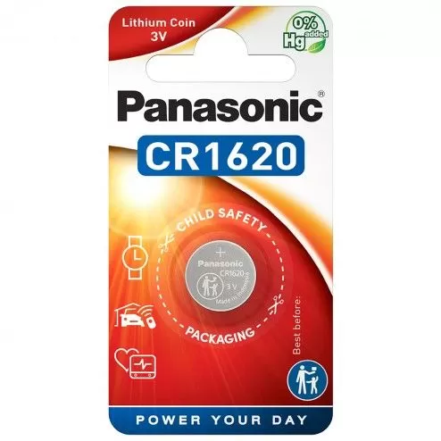 CR-1620L/1BP lithium button cell batteries Panasonic