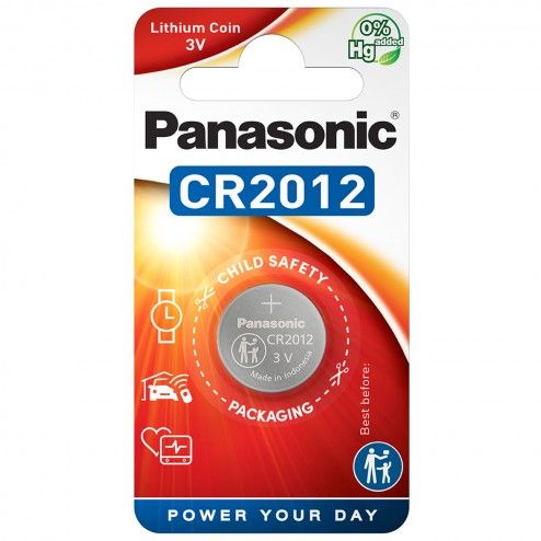 CR-2012L/1BP lithium button cell batteries Panasonic