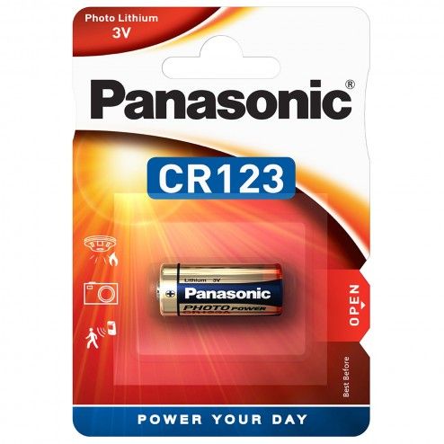 CR-123AL/1BP cylindrical lithium batteries Panasonic - 1