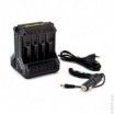 NITECORE Li-ion-Nimh charger for 8 batteries 18650 18350 16340 26650 14500 - 1