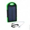Solar Portable Charger with Led Flashlight 5V 5000mAh - 1