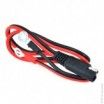 Cable with eyelet lugs (red and black) - 1