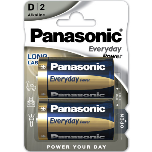 LR20EPS/2BP batteries D Everyday Power Panasonic - 1