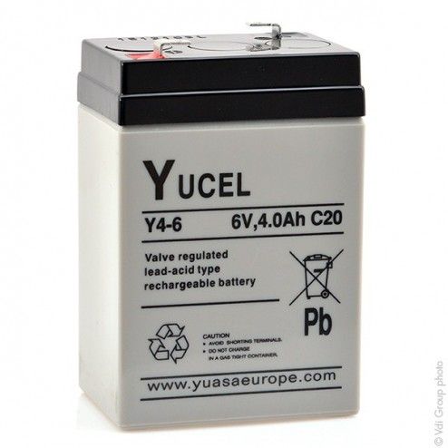 Batteria AGM YUCEL Y4-6 6V...