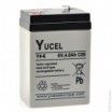 YUCEL Y4-6 6V 4Ah F4.8 AGM Battery - 1