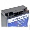 Batería LiFePO4 12V 18Ah M6-M de litio fosfato de hierro - 2