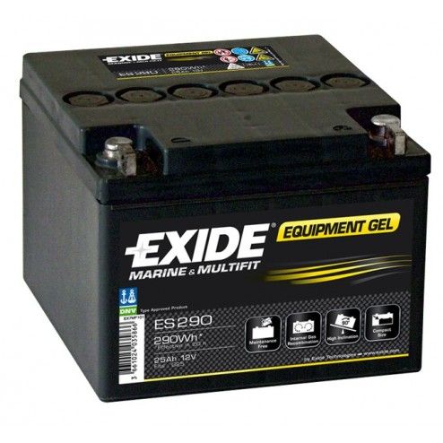 EXIDE Equipment GEL Battery ES290 (290Wh) 12V 25Ah M5-M - 1