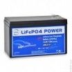 Batería de litio fosfato de hierro LiFePO4 12V 7,5Ah F6.35 - 1