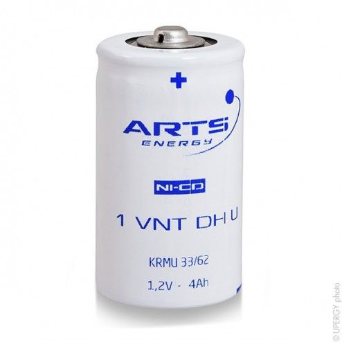 Industrial Rechargeable Battery Nicd VNT DHU CFG 1.2V 4Ah FT - 1