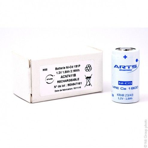 Nicd Industry VRE CS1800 SC 1.2V 1.8Ah FT Rechargeable Battery - 1