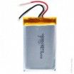 1S1P Li-Po Battery ICP622540PMT+ PCM UN38.3 3.7V 550mAh Wires - 1