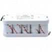 Batteria lampada d'emergenza 10xDH4-5-70 HT 5S2P ST2 6V 8Ah Cosse - 1