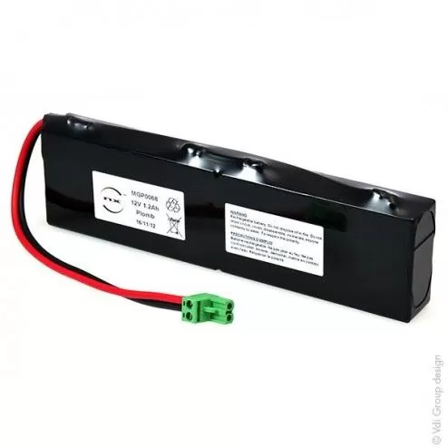 NX General Purpose Automatic Doors Batteries (2x6V) 12V 1.2Ah PHOEN - 1