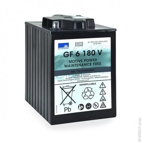 SONNENSCHEIN GF-V GF06180V 6V 200Ah Car Lead Traction Battery - 1