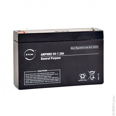 AGM Battery 6V 7.2Ah F4.8 - 1