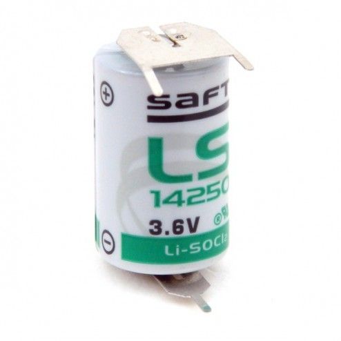 LS14250-3PF 1/2AA 3.6V 1.2Ah 3PF Saft Lithium - 1