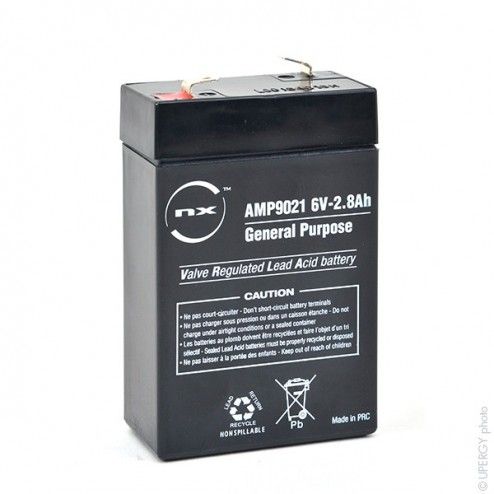 AGM Battery 6V 2.8Ah F4.8 - 1