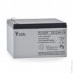 YUCEL Y12-12 FR 12V 12Ah F6.35 AGM Battery - 1