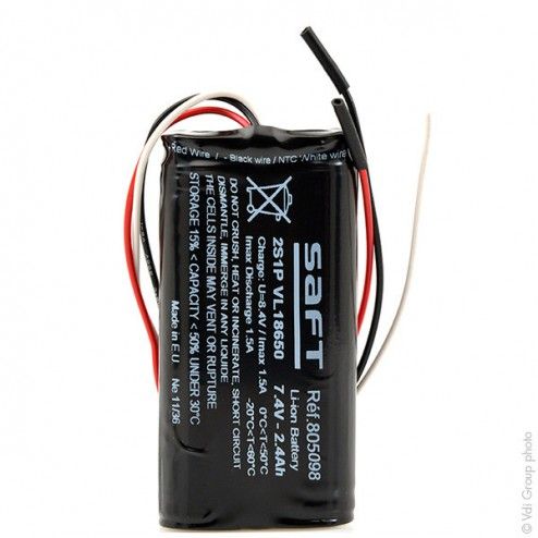 Li-Ion Battery 2S1P VL18650...
