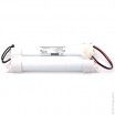 Emergency lamp battery 3D+3D ST5 Twin Stick wires + AMP 7.2V 4Ah - 1