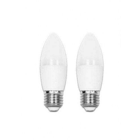 2 LED bulbs E27 C37 7W-55W...
