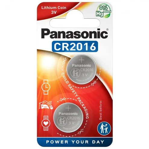 CR-2016L/2BP batterie a bottone al litio Panasonic