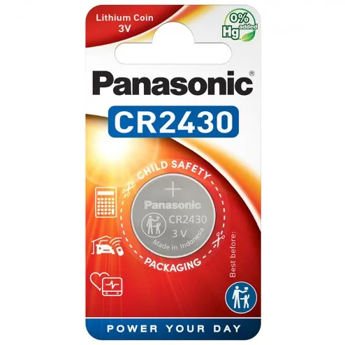 CR-2430L/1BP batterie a bottone al litio Panasonic