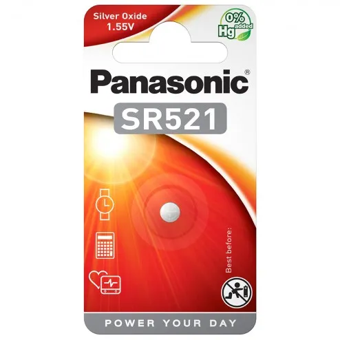 SR-521EL/1B batterie ossido d'argento Panasonic