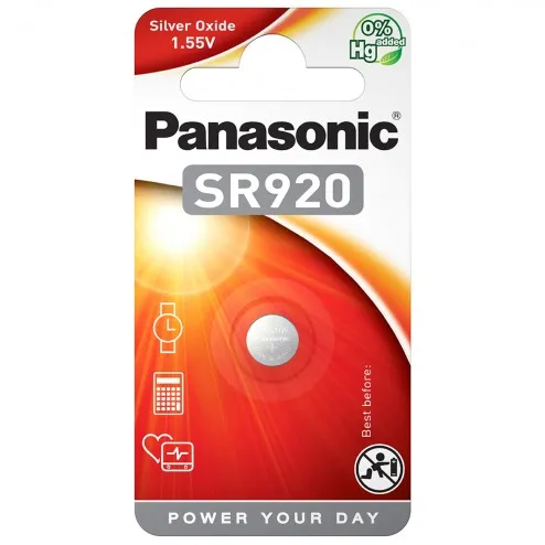 Ingrosso microbatterie specialitiche all'ossido di argento Cell Power Panasonic SR-920EL/1B